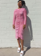 Sewing pattern Misses dress with draping elements knowME 2049