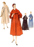 Sewing pattern Vintage coat from the 1950s Vogue 1977