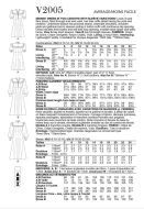 Sewing pattern Blouse dress Vogue 2005