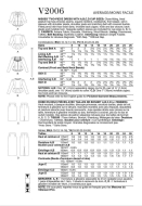 Sewing pattern Misses combo Vogue 2006