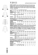 Sewing pattern Misses jacket Vogue 2015