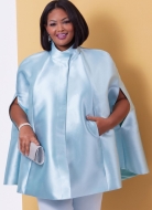 Sewing pattern Misses set top and pants with cape Butterick 6978