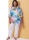 Sewing pattern Misses blouse diagonally buttoned Butterick 6980