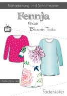 Schnittmuster Kinder Bluse Tunika Fennja mit...