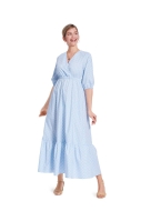 Schnittmuster sommerliches Raglankleid mit Wickeloptik Burda 5803 Gr. 34-48