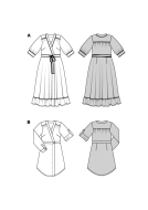 romantic-dresses-paper-sewing-pattern-burda-5819-diy-inst...