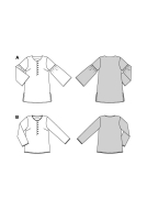 fashionable-blouses-paper-sewing-pattern-burda-5822-diy-i...