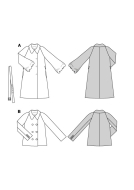 flared-coats-paper-sewing-pattern-burda-5824-diy-instruct...