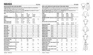 Schnittmuster vielseitige Damenkombi McCalls 8493 Gr. 34-44
