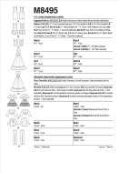 Schnittmuster modische Puppenkleidung McCalls 8495 Gr. Einheitsgröße