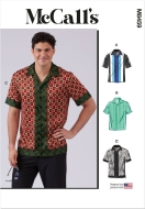 Sewing pattern casual shirt, mens shirt McCalls 8459