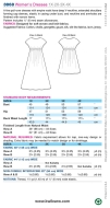 Sewing pattern KwikSew 3868 dress (bust 114-144)