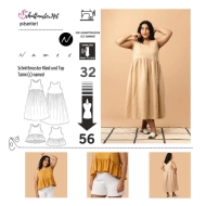 PDF-Schnittmuster legeres Damenkleid und Peplumtop named...