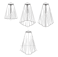 buttoned-skirts-paper-sewing-pattern-simplicity-9786-diy-...