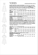 Sewing pattern Misses dress Vogue 2025