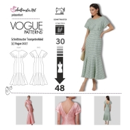 Sewing pattern Trumpet dress Vogue 2027