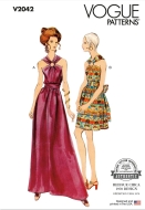 Sewing pattern Vintage dress from the 70s Vogue 2042