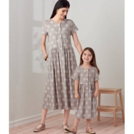 englisches Schnittmuster Simplicity 9277 Minime Sommerkleider in Gr. A 3-8 (DE 104-140) und XS-XL 6-24 (DE 32-50)