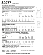 englisches Schnittmuster Simplicity 9277 Minime Sommerkleider in Gr. A 3-8 (DE 104-140) und XS-XL 6-24 (DE 32-50)