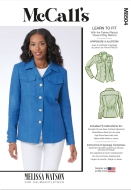 Sewing pattern Jean jacket Learn to fit Melissa Watson...