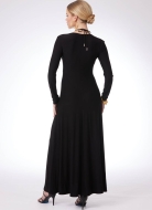 Schnittmuster ausgefallenes Damenkleid. Maxikleid mit Raffung McCalls 8505 Gr. 32-50