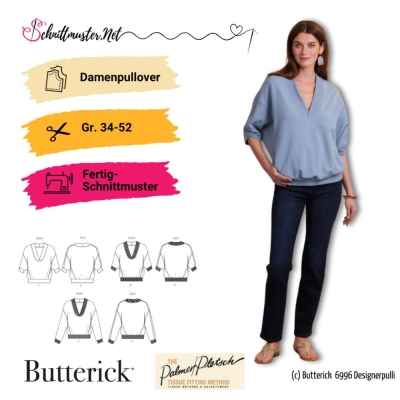 sweater-sewing-pattern-for-women-butterick-6996-sewing-instructions