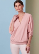 Sewing pattern Misses Sweater with V-neck Palmer/Pletsch Butterick 6996