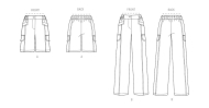 practical-trousers-paper-sewing-pattern-butterick-6998-diy-instructions