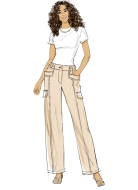 Sewing pattern Misses Pants or Shorts, Hip-hugger Pants Butterick 6998