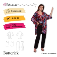 Schnittmuster hübsche Damenkombi Jacke, Top und Hose...