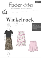 Sewing pattern Misses skirt wrap skirt with elastic...