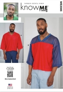 Sewing pattern Mens shirt with V-neck Norris Danta Ford...