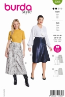 Sewing pattern Misses skirt includes panel skirt Burda 5766