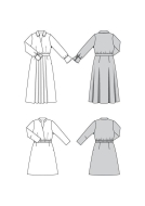 fitted-dresses-paper-sewing-pattern-burda-5767-diy-instru...