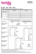 skirts-for-women-sewingpattern-burda-5773-very easy-to-sew