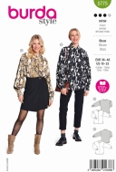 Sewing pattern Misses blouse with dropped shoulders Burda...