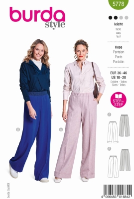 trousers-sewing-pattern-for-women-burda-5778-sewing-instructions