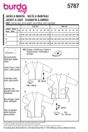 maentel-schnittmuster-burda-5787-naehprojekt-sehr einfach-zu-naehen-