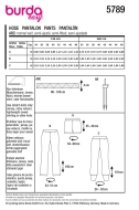 trousers-for-women-sewingpattern-burda-5789-very easy-to-sew