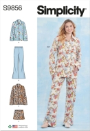 Sewing pattern Pajamas, Misses lingerie, loungewear...