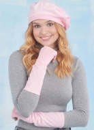 Sewing pattern Winter assortment hat and arm warmers Simplicity 9871