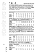 Sewing pattern Misses dress with long sleeves Vogue 2043