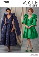 Sewing pattern Misses dress with bow straps Vogue 2048