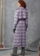 Schnittmuster eleganten Trenchcoat mit Sturmklappen Vogue 2055 Gr. 34-52