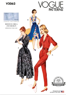 vintage-sewing-pattern-for-women-vogue-2062-sewing-instructions