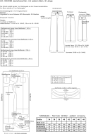 Schnittmuster Damenhose 00-430 – Jeanshose, Stiefelhose | Größen 34-48 | pattern company