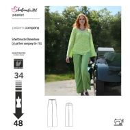 Schnittmuster Damenhose 00-753 – Hose mit Seitennahttaschen & Passe | Größen 34-48 | pattern company