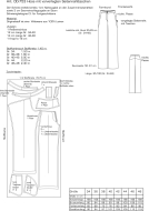 Schnittmuster Damenhose 00-753 – Hose mit Seitennahttaschen & Passe | Größen 34-48 | pattern company