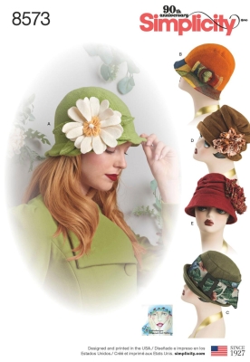 flapper-hats-sewing-pattern-simplicity-8573