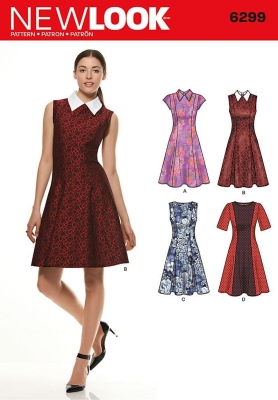 dress-sewing-pattern-for-women-newlook-6299-sewing-instructions